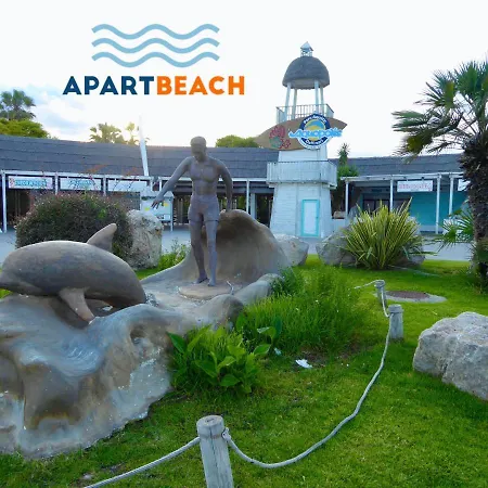 Apartbeach Nargam Vista Playa Clima Y Piscina *