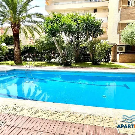 Apartbeach Nargam Vista Playa Clima Y Piscina La Pineda